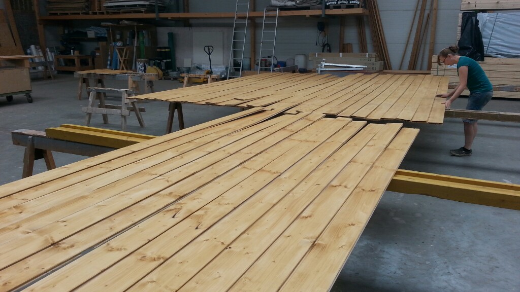 Weitere Vorbereitungen für unser Dach